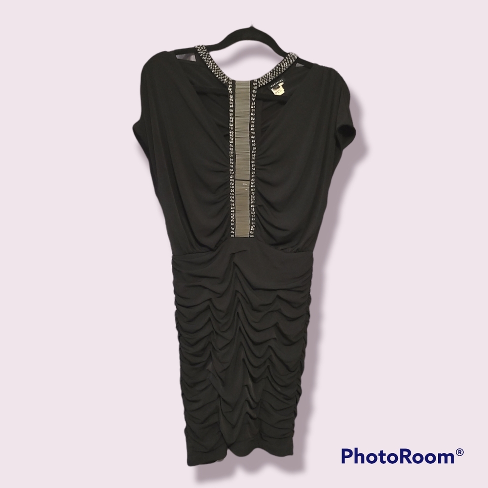 Black cocktail dress